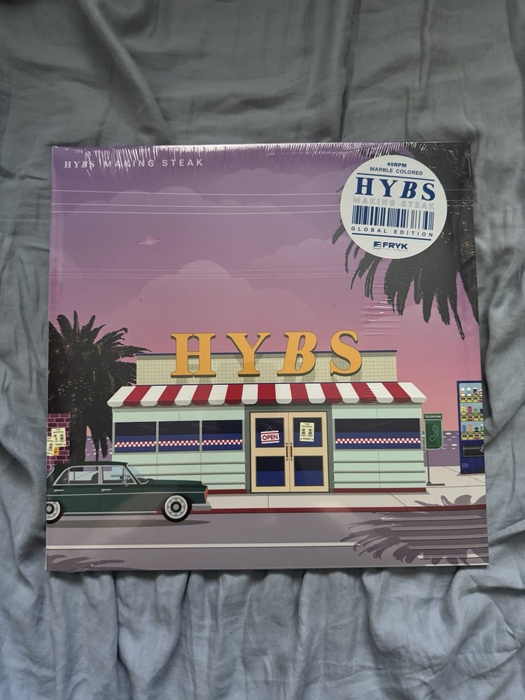 HYBS – Making Steak Vinyl, Global Edition Blue Marble Color Unopened New Product
