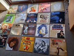 VINYL RECORD JOB LOT 30KG AROUND 120 RECORDS MIXED GENRE WITH FREE SHIPPING
