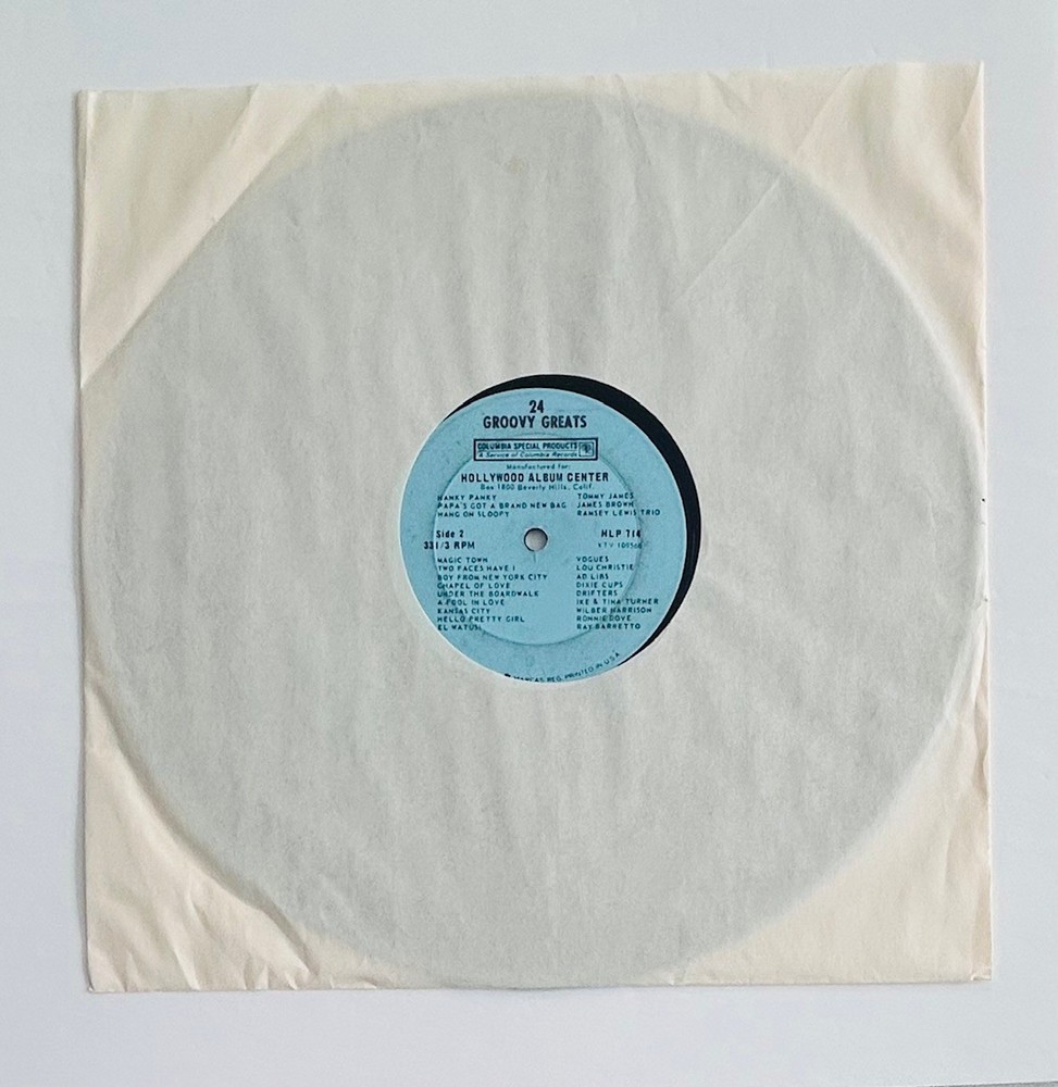Various Artists – 24 Groovy Greats (Columbia, 1965, US LP) Lots Of Skips!!!!