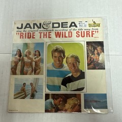 JAN AND DEAN-PICTURE SLEEVE + 45–(RIDE THE WILD SURF)–PS—PIC–SLV