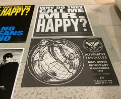 Nomeansno WHY DO THEY CALL ME MR. HAPPY? UK 1993 Vinyl LP +promo items J. BIAFRA