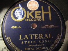 1919 American Indian Okeh 4009 Royal Dadmun Barit Frederic Bullard STEIN SONG