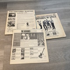 The Ventures Lot of 6 Vinyl LPs Theme Songs, Surf, Space, On Stage