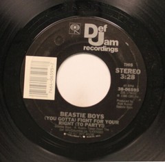 Rap Hip Hop 45 Beastie Boys – Paul Revere / (You Gotta) Fight For Your Right (To