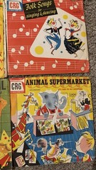 Vintage Lot of 18 1950’s CRG Children’s Records Great Graphics