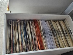 Box Lot of 170 Vinyl 45 Records From Collection Mostly Country VG+ In Sleeves
