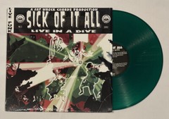 Sick Of It All – Live In A Dive Green Color 12″ Vinyl LP 2002 Fat Wreck Chords