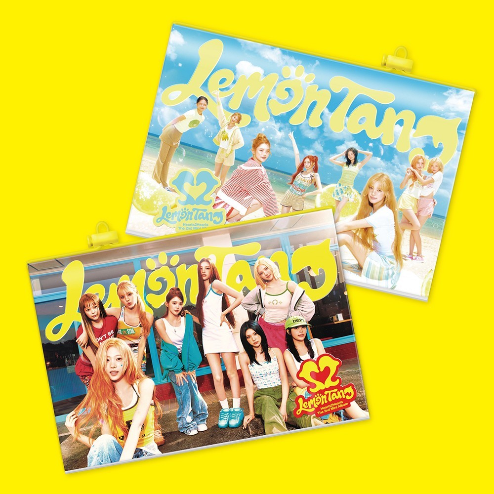 HEARTS2HEARTS LEMON TANG 2nd Mini Album PHOTO BOOK Ver/CD+Book+Poster+3Card+GIFT