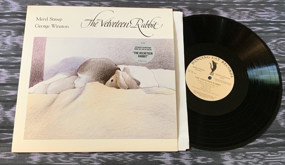 LP Near Mint Meryl Streep George Winston THE VELVETEEN RABBIT Margery Williams
