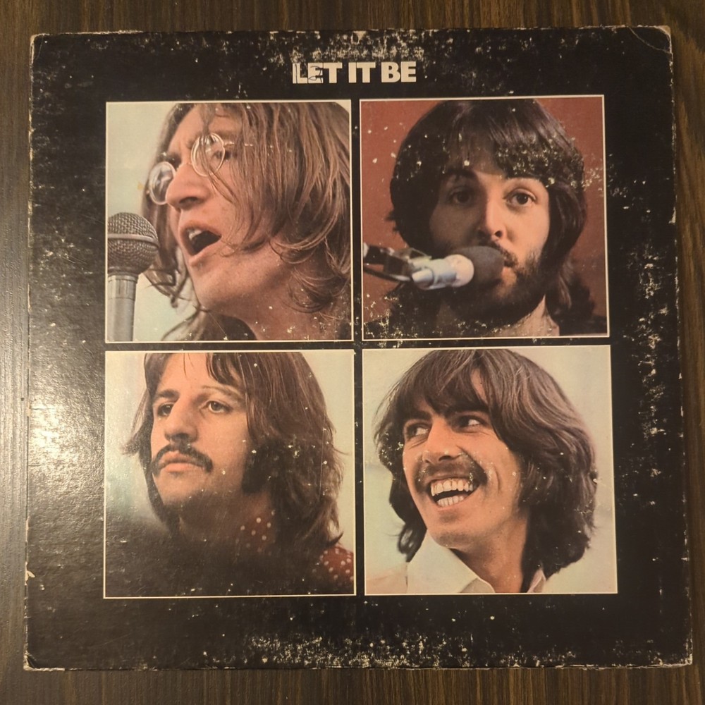Beatles Let It Be Vinyl Record AR 34001 1970 Red Apple Label