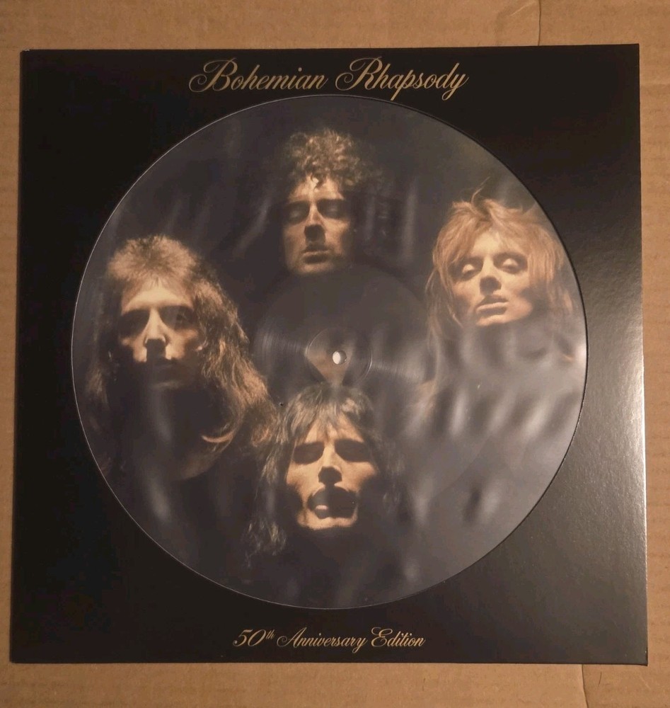 Queen Bohemian Rhapsody 50th Anniversary 12″ Vinyl Picture Disc Cheapest On eBay