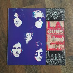 L.A. Guns – Hollywood Vampires 1991 Korea Orig 1st LP Vinyl EX/NM-~NM