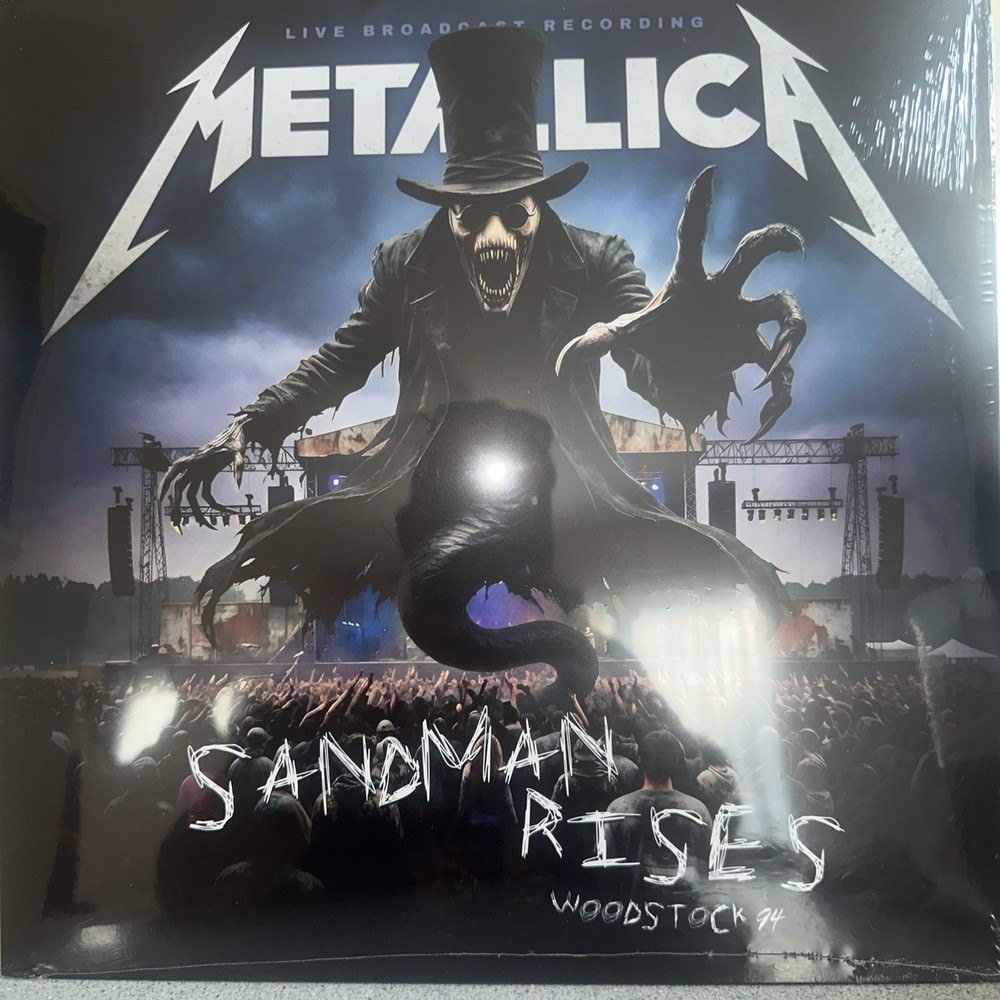 Metallica Sandman Rises Woodstock 94 Exclusive Limited Edition Rare Vinyl New