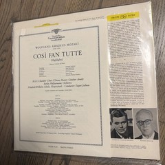 Mozart’s Cosi Fan Tutte – Deutsche Grammophon 136278 33 RPM Stereo 1964 Sealed