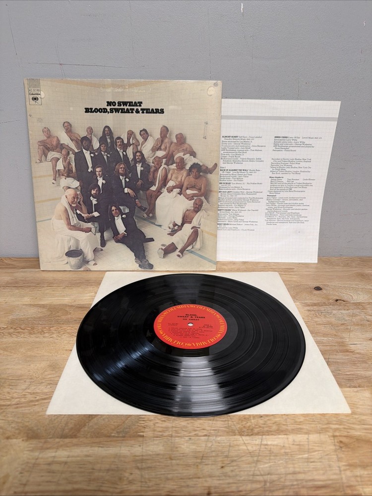 Blood, Sweat & Tears – “No Sweat” Vinyl LP, Columbia KC 32180, Gatefold/Insert
