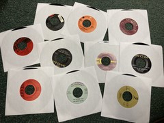 Lot of 160 45 rpm records 50s 60s 70s, Misc. Genres.