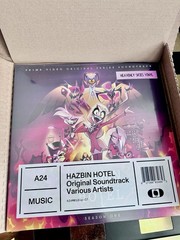 Hazbin Hotel S1 Soundtrack Vinyl Heavenly Skies Bubblegum Pink Purple Marble LE