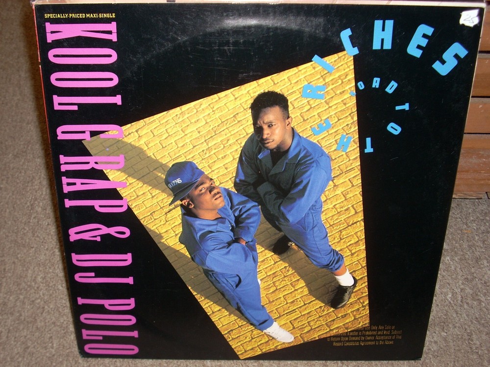 KOOL G RAP & DJ POLO road to riches / butcher shop ( hip hop ) 12″ single PROMO