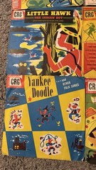 Vintage Lot of 18 1950’s CRG Children’s Records Great Graphics