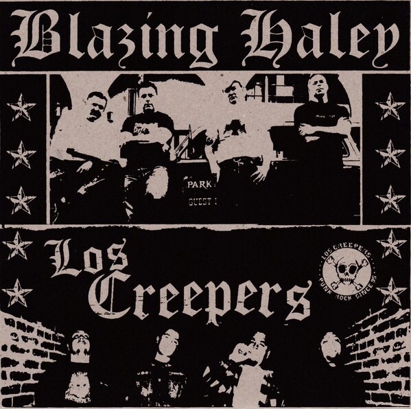 Psychobilly / Punk Vinyl . 7inch Colored . Los Creepers / Blazing HAley