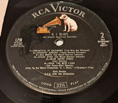 1960 Very Good Elvis G.I. Blues Sound Track RCA LPM-2256 First Press Mono