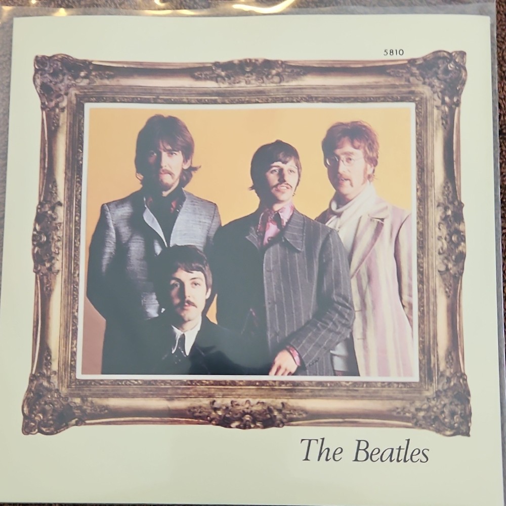 The Beatles 7″ 45 RPM Black Vinyl Single Capitol 5810 Paper Sleeve Strawberry
