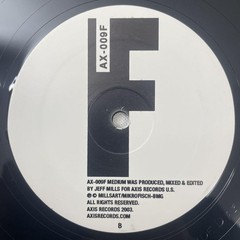 Jeff Mills ‎- Medium 12″ Vinyl 2LP 2003 US Limited Edition Axis AX-009E AX-009F