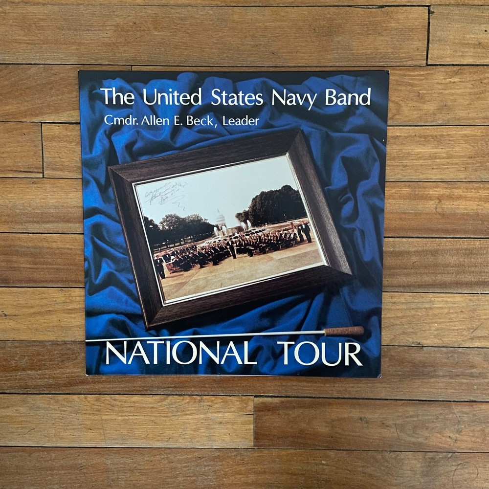 The United States Navy Band National Tour Vinyl LP Cmdr. Allen E. Beck Leader