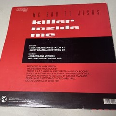 MC 900 ft. Jesus killer inside me 12″ep,ex/vg+,hip hop