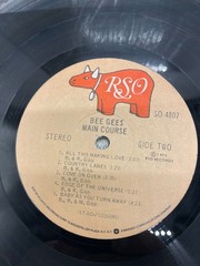 Bee Gees Main Course LP Vintage Vinyl 1975 RSO 4807 Classic Disco Rock Record