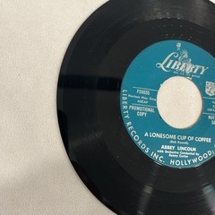 ABBEY LINCOLN: a lonesome cup of coffee / i didn’t say yes LIBERTY 7″ Single