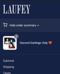 Laufey Bewitched: Goddess Edition Discord Exclusive Navy Double LP Signed Art