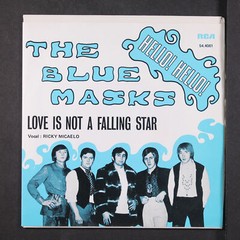BLUE MASKS: hello! hello! / love is not a falling star RCA 7″ Single 45 RPM