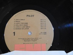 Pilot “Self Titled” Pristine NEVER PLAYED Original 1974 First Pressing! Photos!