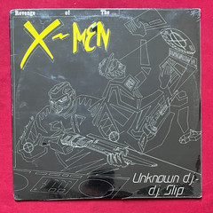 UNKNOWN DJ/DJ SLIP~REVENGE OF THE X-MEN SEALED 12″ VINYL (1988) ELECTRO HIP HOP
