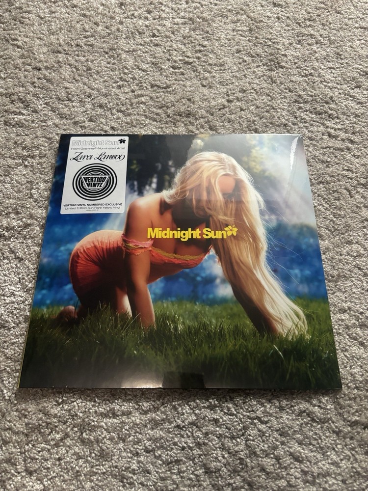Zara Larsson Midnight Sun Vertigo Vinyl Exclusive Sun Flare Yellow 3000 Sealed