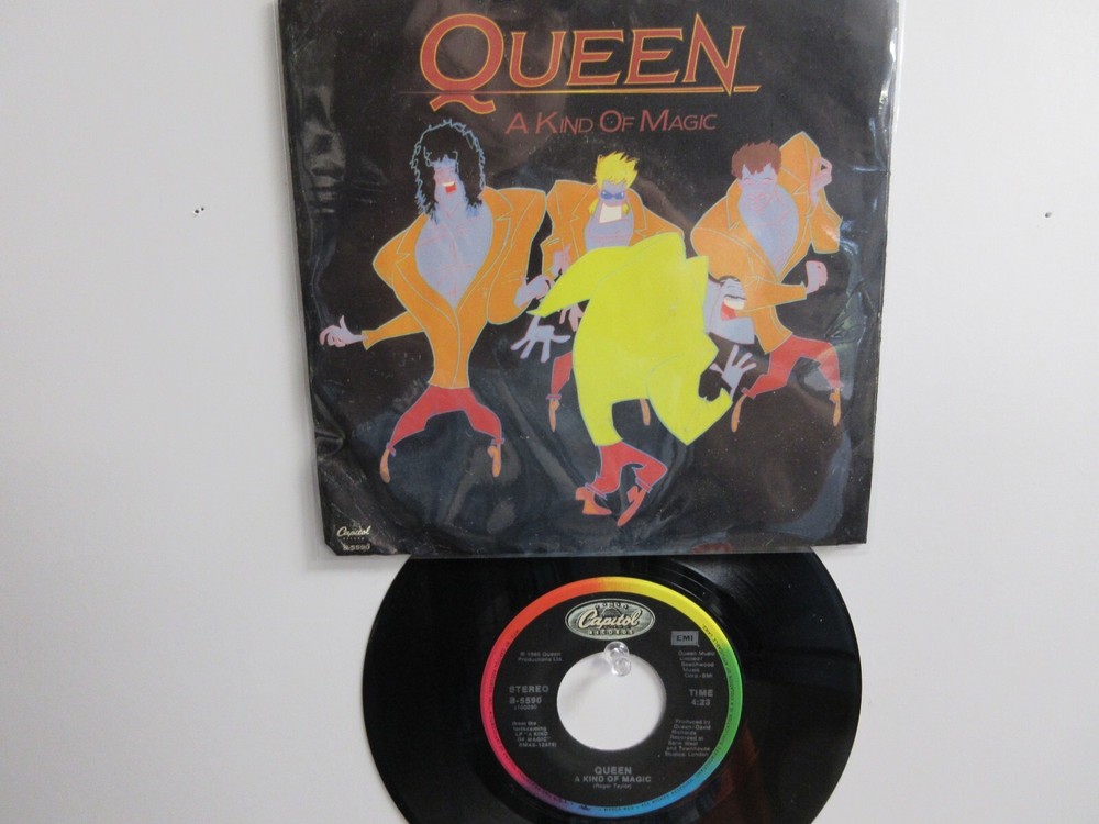 💥 ‘QUEEN’ HIT 45 + PICTURE SLEEVE [ A KIND OF MAGIC] 1986 ! 💥