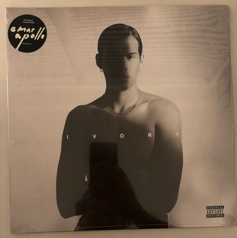 OMAR APOLLO – IVORY – BLACK VINYL LP NEW – A2