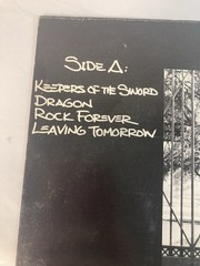 Sabre Keepers of the Sword Very Rare Vintage 1985 No Master Recording EX/VG+