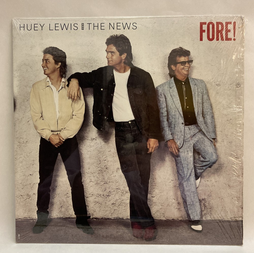 Huey Lewis & the News FORE! LP NM Shrink Wrap MASTERDISK OV 41534 Chrysalis 1986