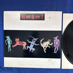 HEART Bad Animals Vinyl Record, US 1987 Columbia House Club Press, Inner, NM/VG+