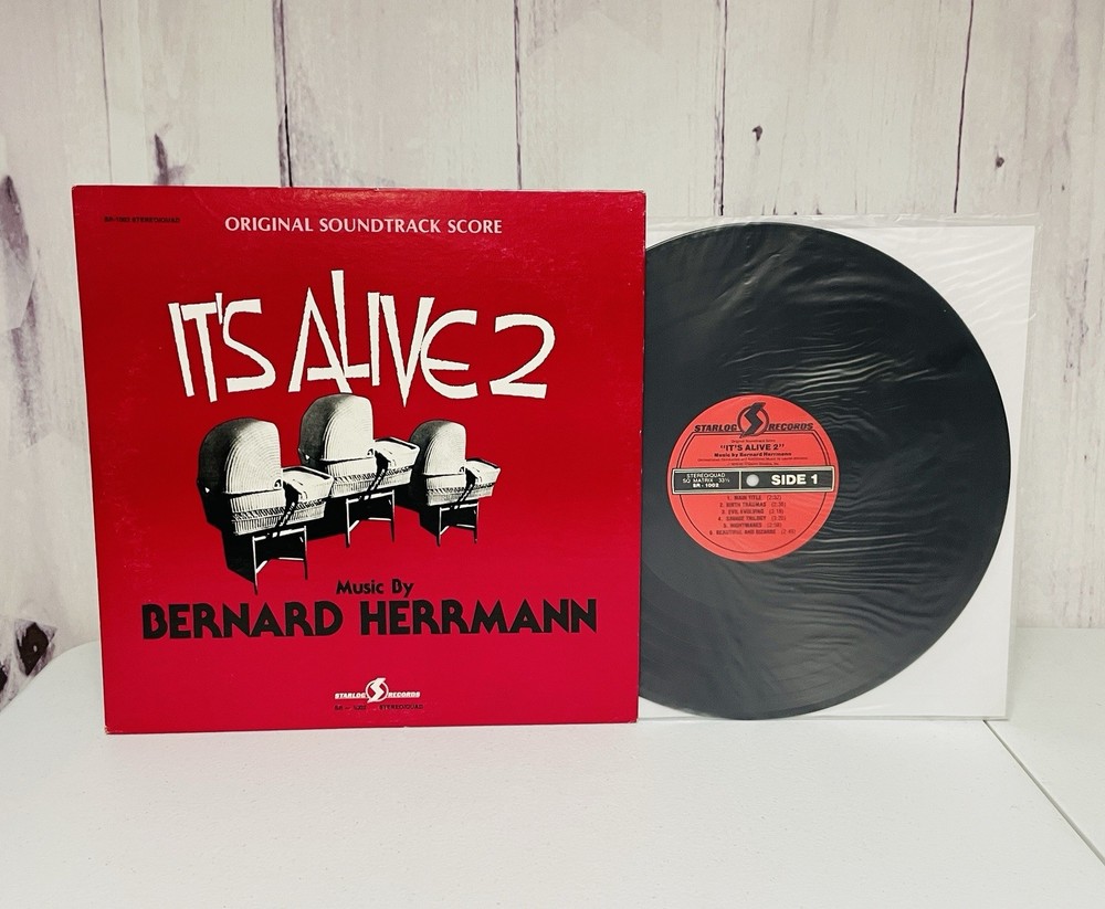 It’s Alive 2 Original Soundtrack Score 12″ Vinyl Record Bernard Herrnann