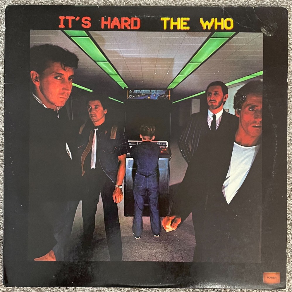 The Who It’s Hard LP 1982 Warner Bros W1 23731 VG+ Tested Original Lyric Sleeve