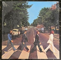 The Beatles Abbey Road Apple Records Cover Only Shrink Vinyl LP Vintage Record