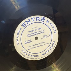 Franck: Symphony In D Minor (Vinyl, 1952) Columbia RL 3006 VG LP Record Album