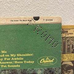 The Beach Boys PROMO Pet Sounds Original Pressing Capital T 2458 33 RPM Vinyl