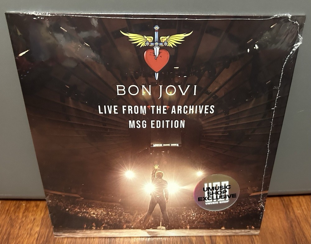 BON JOVI LIVE FROM THE ARCHIVES MSG EDITION 7 INCH SINGLE VINYL LP ONLY 1000 NY