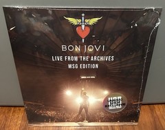 BON JOVI LIVE FROM THE ARCHIVES MSG EDITION 7 INCH SINGLE VINYL LP ONLY 1000 NY
