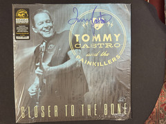 Tommy Castro – Closer To The Bone NEW Vinyl LP Blue Clear Vinyl SIGNED