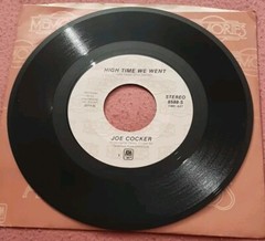 Joe Cocker 45 High Time We Went / You Are So Beautiful 1974 A&M 8588-S ex
